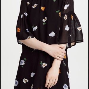 GANNI Lorita floral-print mini dress